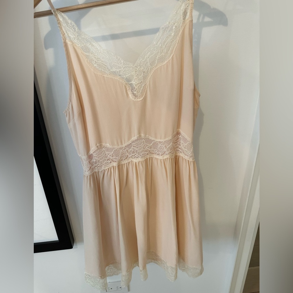 Zimmerman mini slip dress  light pink blush size 1 xs